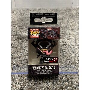 Keychain Mens Venomized Galactus Funko Marvel Black OS NIB